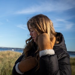 New Zealand Boots Womens Mitten Cognac