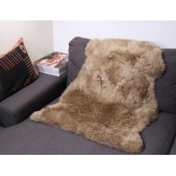 New Zealand Boots Lammeskind kort uld cognac