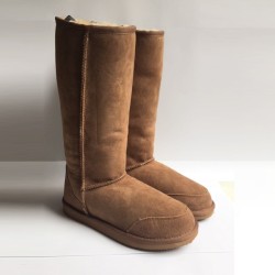 New Zealand Boots Wedge cognac