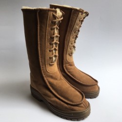 New Zealand Boots Kosak lace cognac outlet
