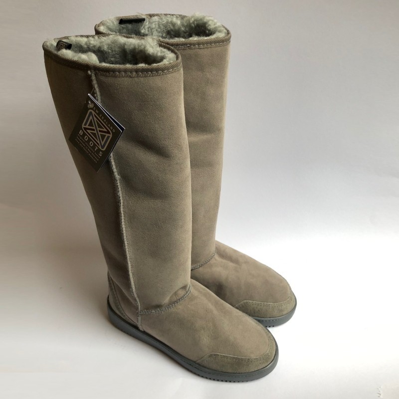 New Zealand Boots Tall dark grey outlet