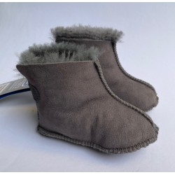 New Zealand Boots baby Booty Grey L outlet